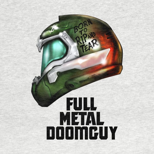 Full Metal Doomguy by demonigote